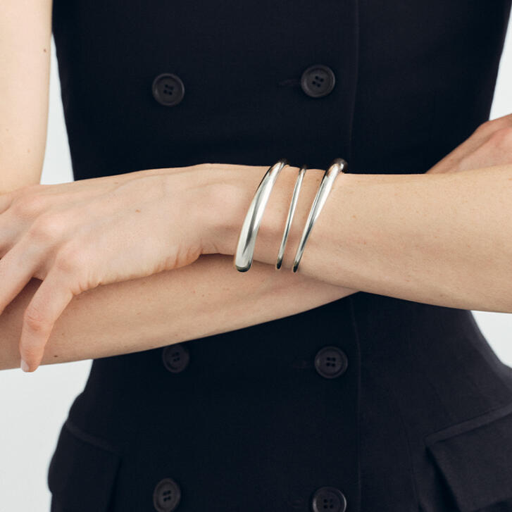 Mercy Twist Armreif 925 Silber