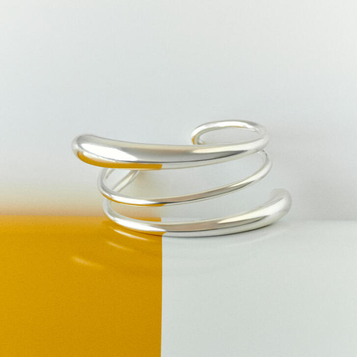 Mercy Twist Armreif 925 Silber