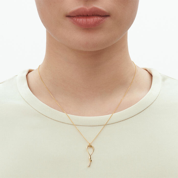 Mercy Anhänger 750 Gelbgold mit Brillanten