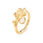 BoHo Ring 750 Gelbgold mit Brillant