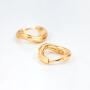 Under The Sea Creolen 750 Gelbgold, mini