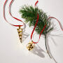 Christmas Ornament 2025 Herz vergoldet