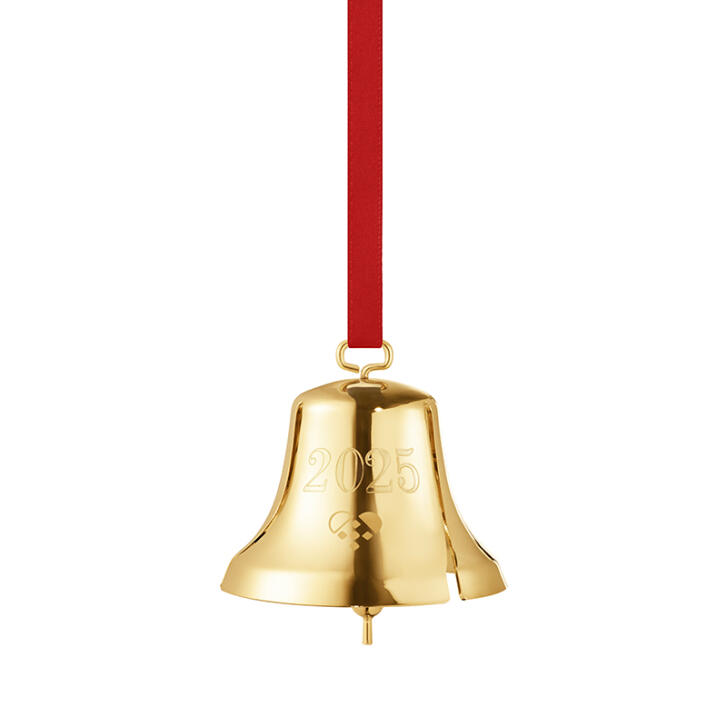 Christmas Glocke 2025 vergoldet