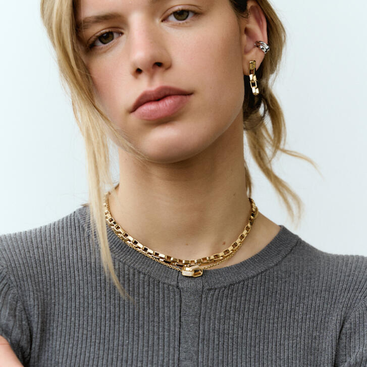 Perception P8 Collier 750 Gelbgold
