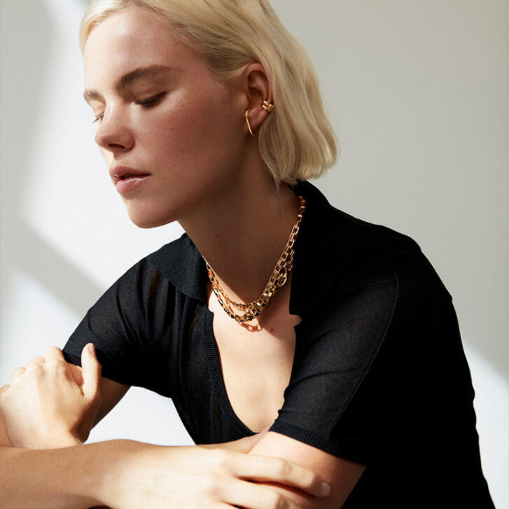 Perception P8 Collier 750 Gelbgold