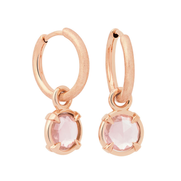 Bron Lux Creolen 750 Roségold Ø 16 mm, eismatt