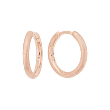 Bron Lux Creolen 750 Roségold Ø 16 mm, eismatt