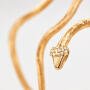 Snakes Armreif 750 Gelbgold mit Brillanten, groß