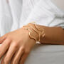 Snakes Armreif 750 Gelbgold mit Brillanten, groß