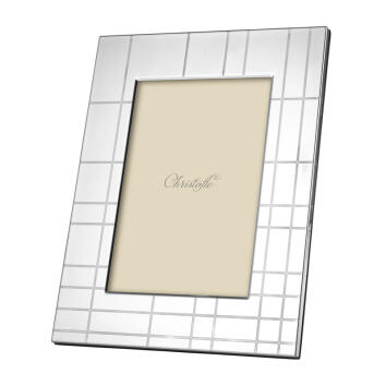 Fotorahmen Graphik Edelstahl