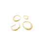 Offspring Ohrringe 750 Gelbgold mit Brillanten