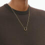 Offspring Anhänger 750 Gelbgold mit Brillanten