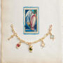 Bird Family Key t0 the Heart Charm 750 Gelbgold