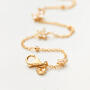 Collier Shooting Stars 750 Gelbgold mit Brillanten 45 cm