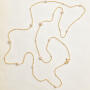 Collier Shooting Stars 750 Gelbgold mit Brillanten 80 cm