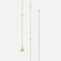 Collier Shooting Stars 750 Gelbgold mit Brillanten 80 cm