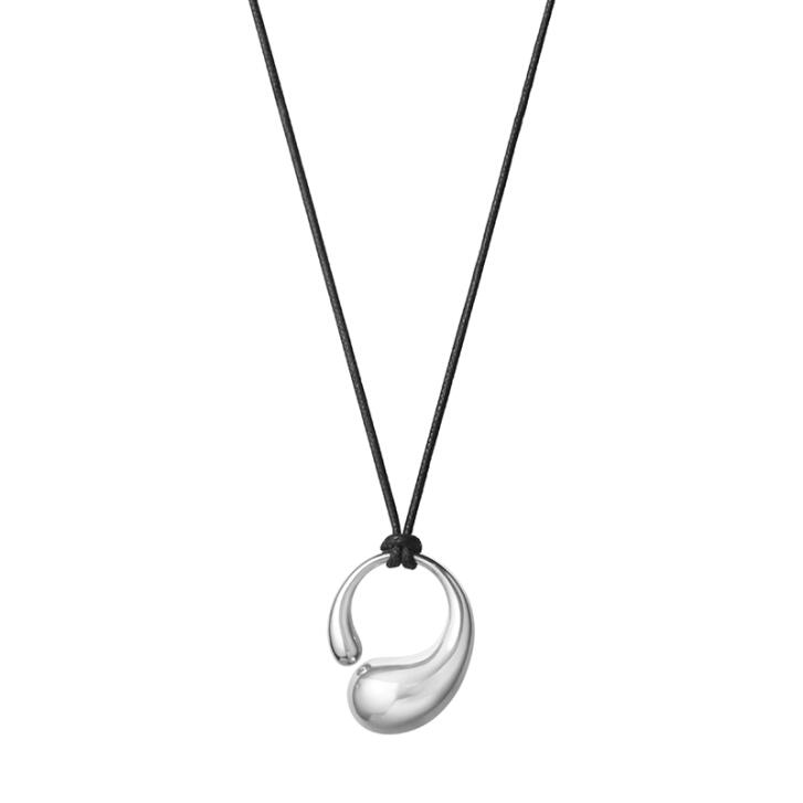 Mercy Anhänger 925 Silber mit Textilkordel, groß