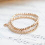 Reflex Armband 4 mm 750 Roségold