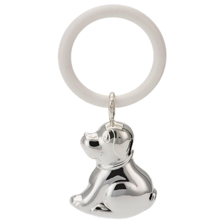 Rassel Hund 925 Silber