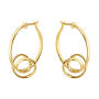 Forget-Me-Knot Creolen 750 Gelbgold