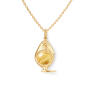 Bird Family Anhänger 750 Gelbgold mit Rutilquarz
