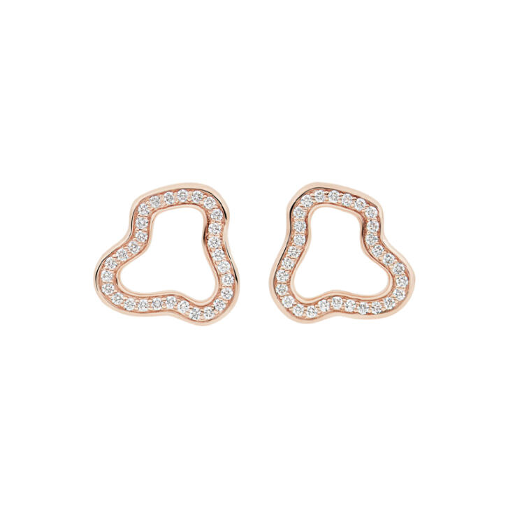 Joy Cloud Ohrring Einhänger 750 Roségold mit Brillanten