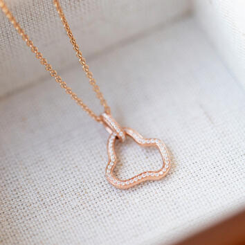 Bron Joy Cloud Anhänger 750 Roségold mit...