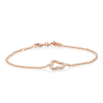Joy Cloud Armband 750 Roségold mit Brillanten