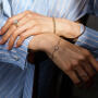 Joy Cloud Armband 750 Roségold mit Brillanten