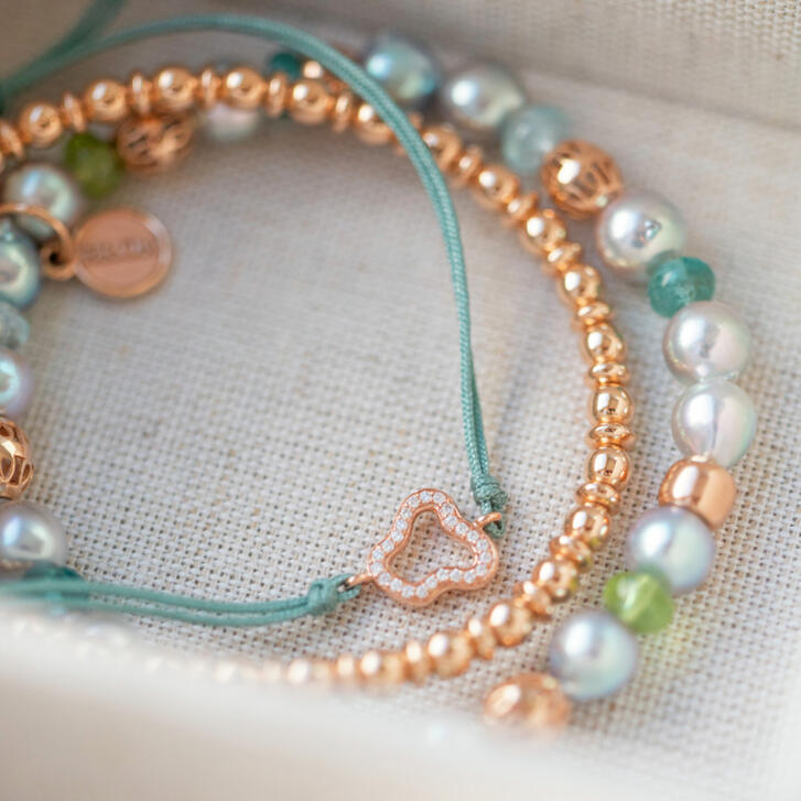 Joy Cloud Armband 750 Roségold mit Brillanten
