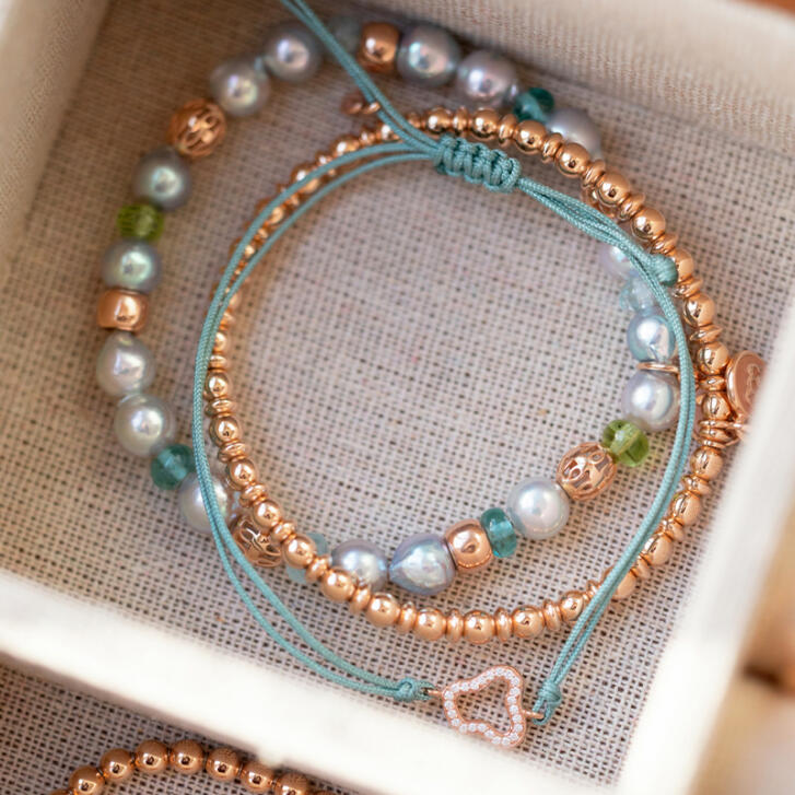 Joy Cloud Armband 750 Roségold mit Brillanten