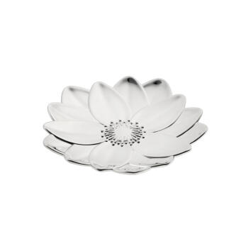 LHerbier Lotus Schale versilbert