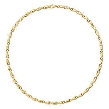 Reflect Link Collier 750 Gelbgold, schmal