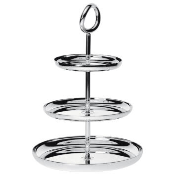 Vertigo Etagère versilbert