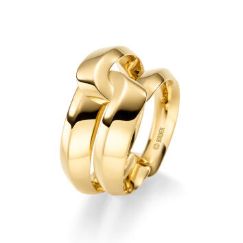 Perception Loop Ring 750 Gelbgold