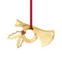 Christmas Ornament 2026 Horn vergoldet