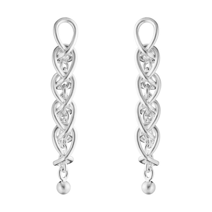 Weft Ohrringe 925 Silber, medium