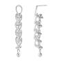 Weft Ohrringe 925 Silber, medium