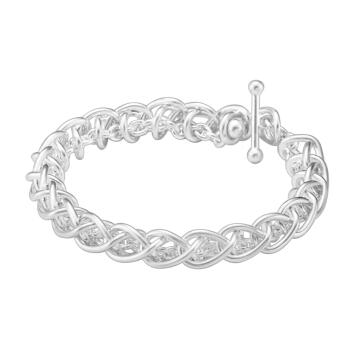 Weft Einzelglieder-Armband 925 Silber