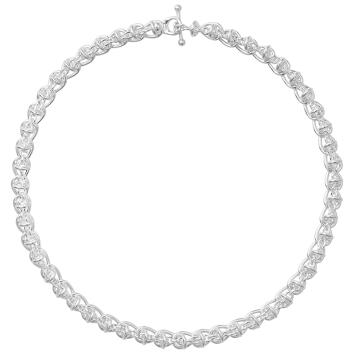 Weft Einzelglieder-Halskette 925 Silber