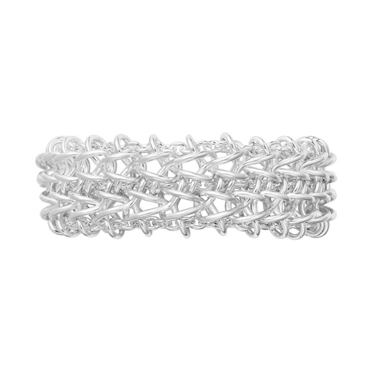 Weft Dreifachglieder-Armband 925 Silber