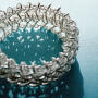 Weft Dreifachglieder-Armband 925 Silber
