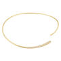 Mercy Halsreif 750 Gelbgold mit Brillanten