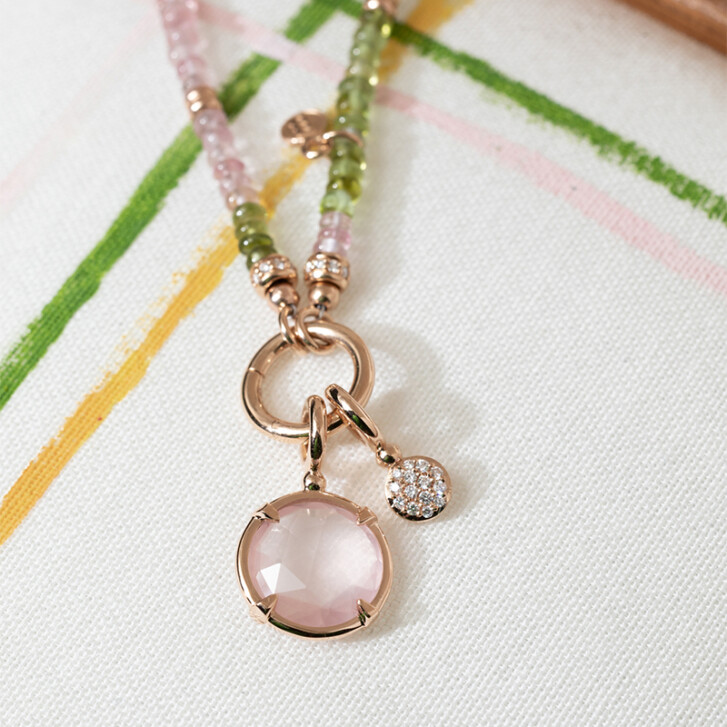 Bron Stardust Anhänger 750 Roségold mit Brillanten, mini