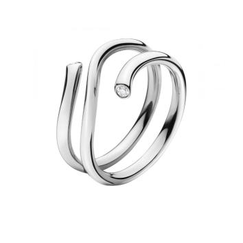 Magic Ring 10,2 mm 750 Weißgold mit Brillanten