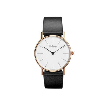 Ole Mathiesen Damen Armbanduhr Ø 28 mm vergoldet