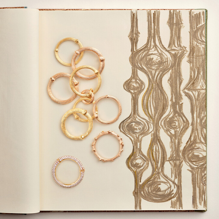Nature Ring No. 3 750 Roségold