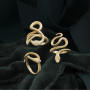 Snakes Ring 750 Gelbgold