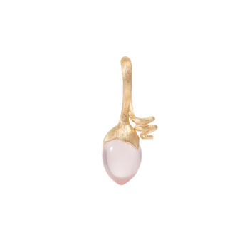 Sprout Anhänger 750 Gelbgold mit Rosenquarz