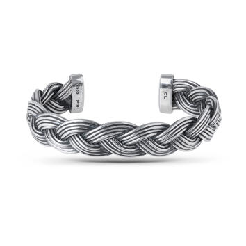 Michel Armreif 925 Silber oxidiert